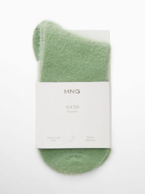 Носки Mango зеленые