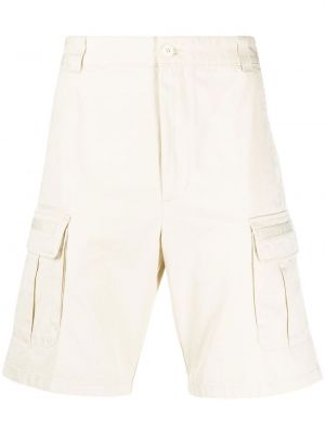 Cargo shorts mit stickerei aus baumwoll Diesel beige