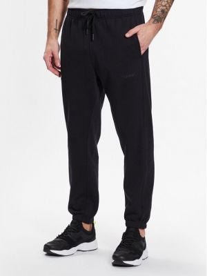 Pantaloni sport cu croială lejeră Calvin Klein Performance negru