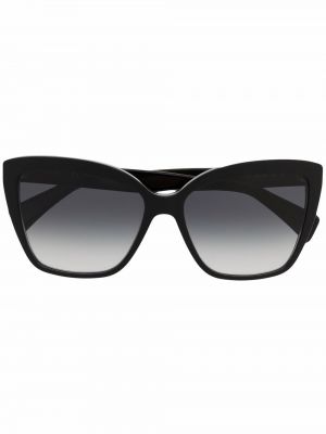 Oversized sluneční brýle s přechodem barev Lanvin černé