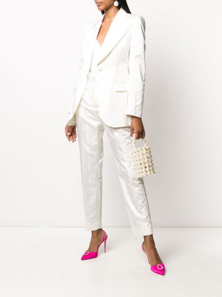 Blazer ajustado Dolce & Gabbana blanco