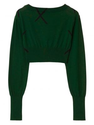 Sweter z wzorem argyle Burberry