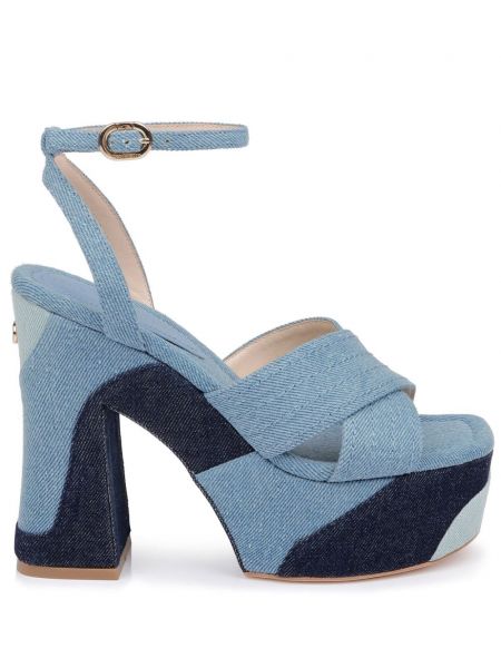 Sandalai su platforma Dee Ocleppo mėlyna