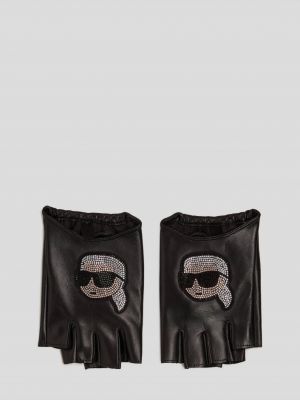 Rukavice Karl Lagerfeld černé