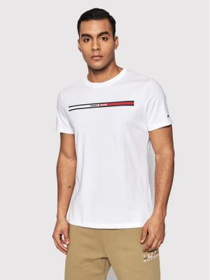 Polo Tommy Jeans blanc