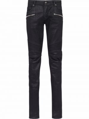 Slank stretch jeans Balmain svart