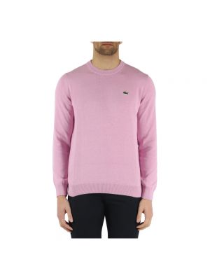 Sweter Lacoste różowy