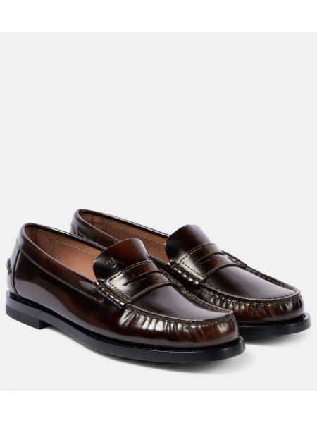 Læder loafers Tod's brun