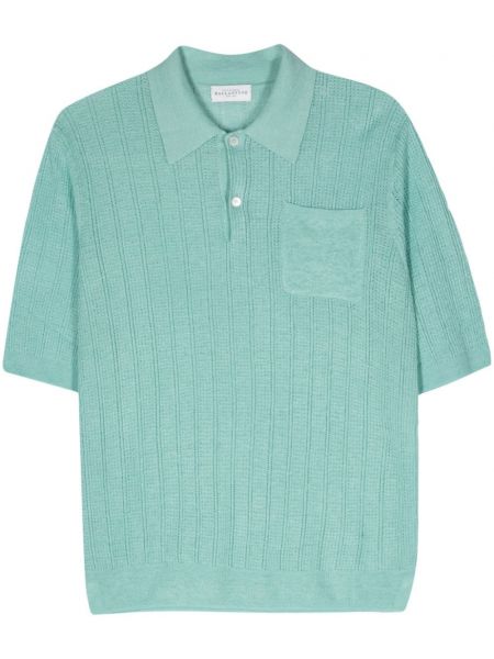 Lininė polo marškinėliai Ballantyne žalia