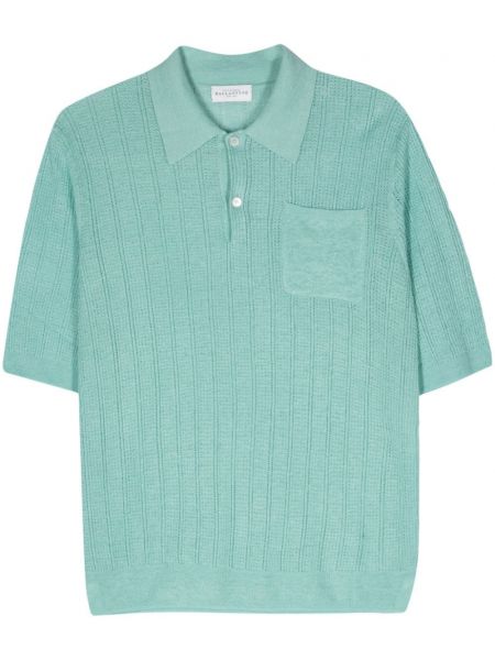 Leinen poloshirt Ballantyne grün