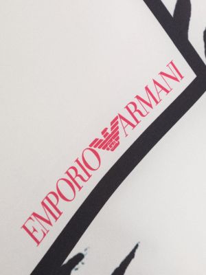 Seiden schal mit print Emporio Armani