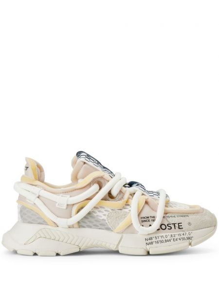 Sneakersy z nadrukiem Lacoste białe