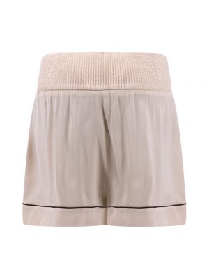 Pantalones cortos de viscosa Off-white