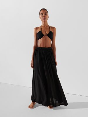Dlhá sukňa Karl Lagerfeld čierna