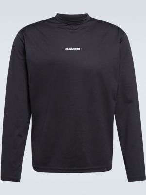 Jersey t-skjorte Jil Sander svart