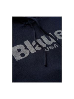 Sudadera con capucha Blauer azul