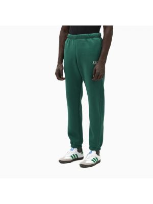 Pantalones de chándal de algodón Sotf verde