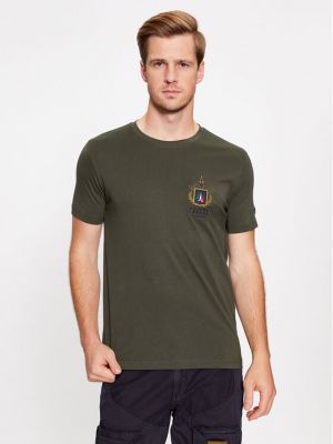 Priliehavé tričko Aeronautica Militare hnedá