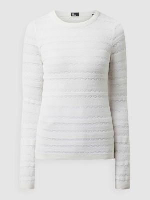 Biały sweter z wiskozy The Kooples