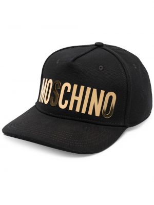 Șapcă din bumbac cu imagine Moschino