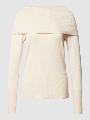 Dzianinowy sweter Soyaconcept biały