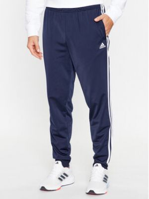 Pantalon de joggings à rayures Adidas bleu