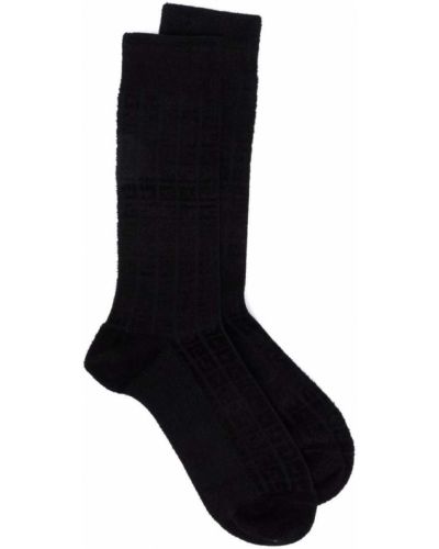 Žakárové ponožky Givenchy čierna