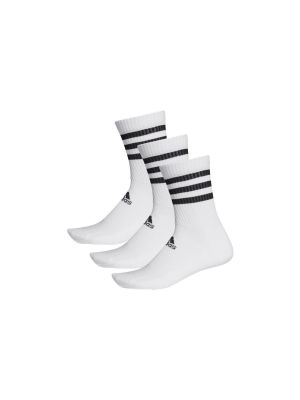 Pruhované ponožky Adidas bílé