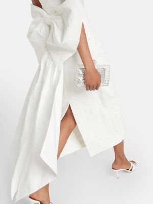 Μίντι φόρεμα Rebecca Vallance λευκό