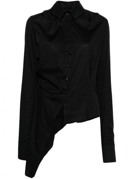 Asimetriška marškiniai Marc Le Bihan juoda