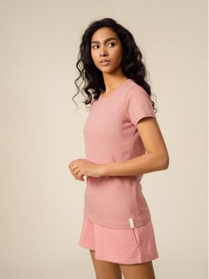 Relaxed fit marškinėliai Outhorn rožinė