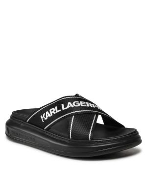 Klapki Karl Lagerfeld czarne