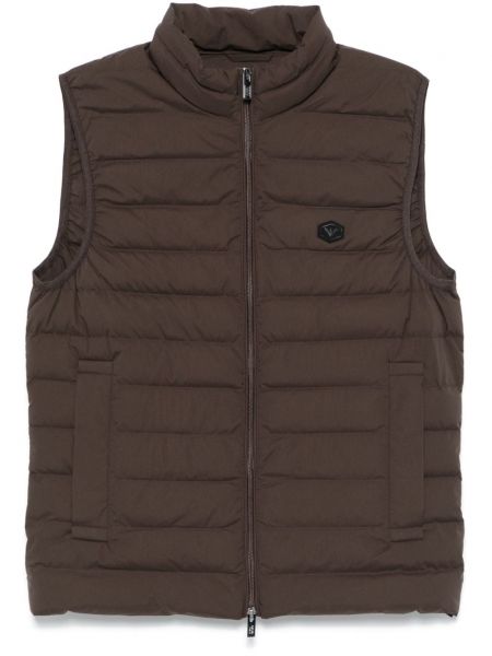 Quiltet vest Emporio Armani grøn