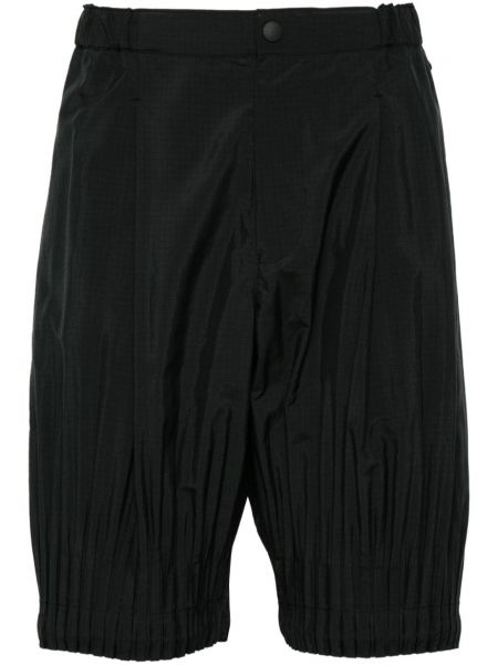 Plisseret bermudashorts Homme Plissé Issey Miyake sort