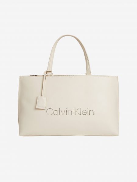 Τσάντα shopper Calvin Klein ροζ