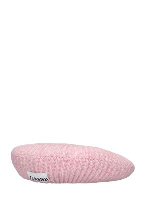 Cappello di lana Ganni rosa