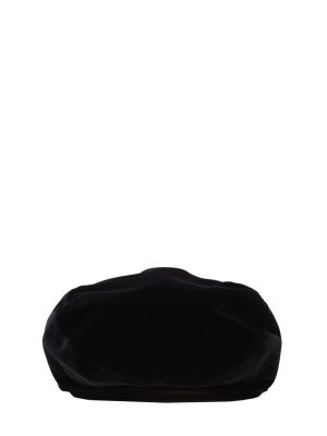 Кадифена шапка без ток Dolce & Gabbana черно