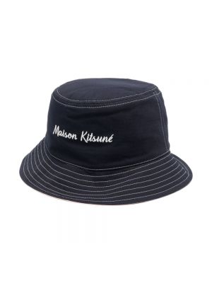 Mütze Maison Kitsuné blau