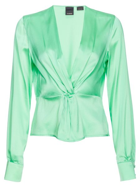 Блузка Pinko зеленая