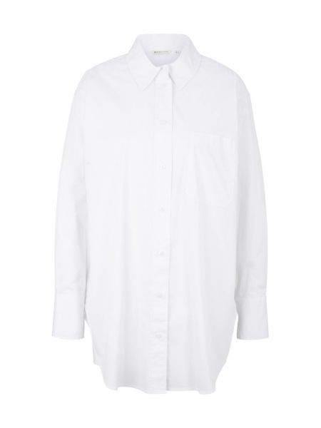 Блузка с карманами Tom Tailor Denim белая