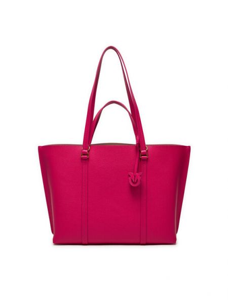 Τσάντα shopper Pinko ροζ