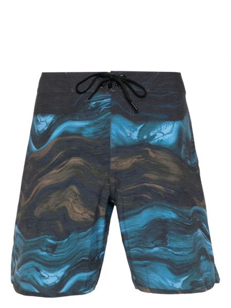 Abstrakte shorts Oakley blau