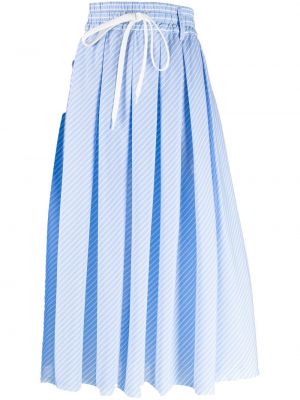 Plisirana prugasta suknja s printom Jejia