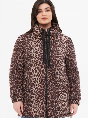 Утепленная демисезонная куртка Samoon By Gerry Weber коричневая