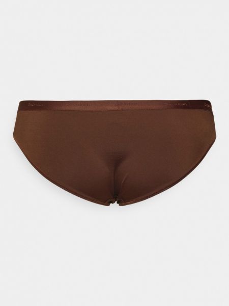 Slipy Calvin Klein Underwear brązowe