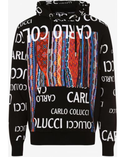 Bluza z kapturem Carlo Colucci, сzarny
