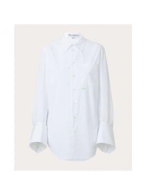 Camisa de algodón Jw Anderson blanco
