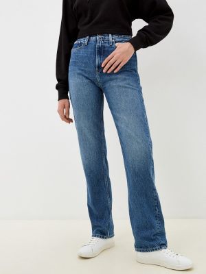 Прямые джинсы Calvin Klein Jeans синие