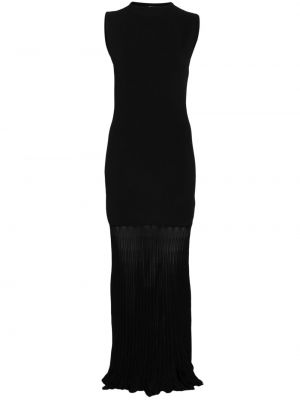 Robe de soirée plissé Toteme noir