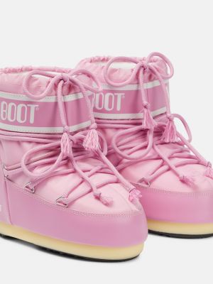 Розовые зимние ботинки Moon Boot